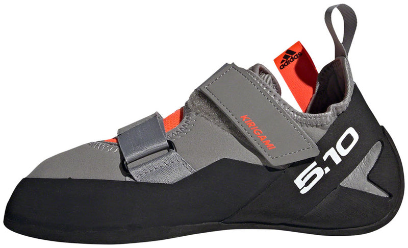 Load image into Gallery viewer, Five Ten Kirigami Climbing Shoes - Women's, Dove Gray/Core Black/Solar Red, 8