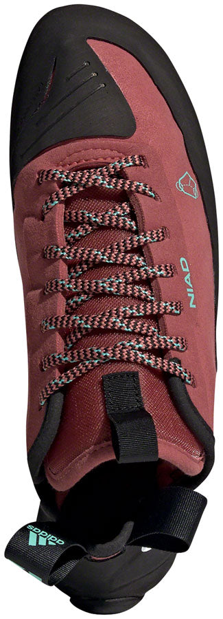 Load image into Gallery viewer, Five Ten Niad Lace Climbing Shoes - Men's, Core Black/Crew Red/Acid Mint, 8