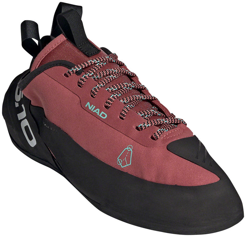 Load image into Gallery viewer, Five-Ten-Niad-Lace-Climbing-Shoe-Men's-Core-Black-Crew-Red-Acid-Mint-Core-Black-Crew-Red-Acid-Mint-10-Flat-Pedal-Shoes