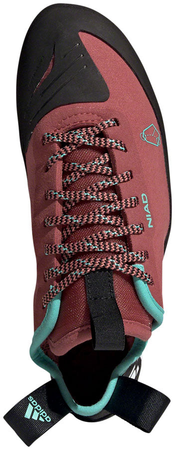 Load image into Gallery viewer, Five Ten Niad Lace Climbing Shoes - Women's, Core Black/Crew Red/Acid Mint, 7