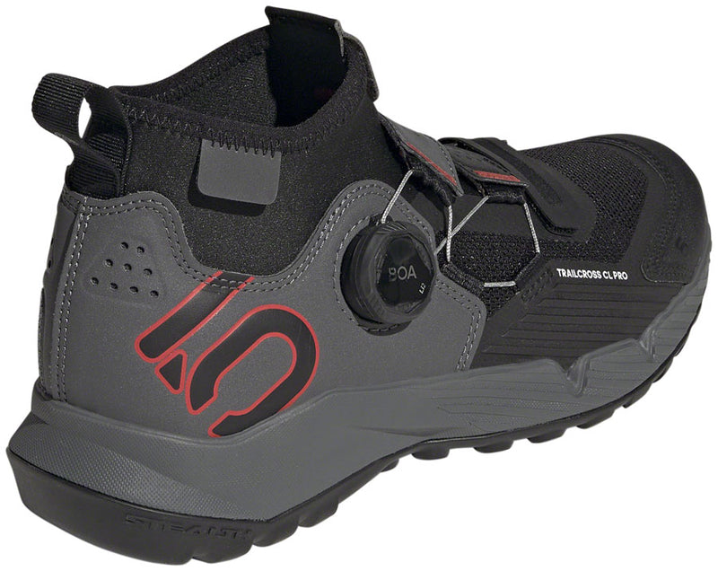 Load image into Gallery viewer, Five Ten Trailcross Pro Mountain Clipless Shoes - Women&#39;s, Gray/Black/Red, 11
