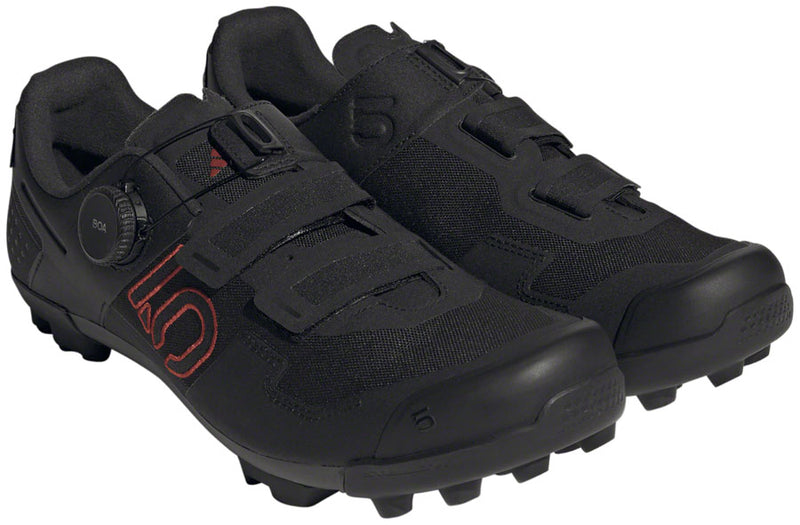 Load image into Gallery viewer, Five-Ten-Kestrel-Boa-Mountain-Clipless-Shoes-Men's-Core-Black-Gray-Six-Gray-Four-Core-Black-Gray-Six-Gray-Four-6-Mountain-Biking-Shoes