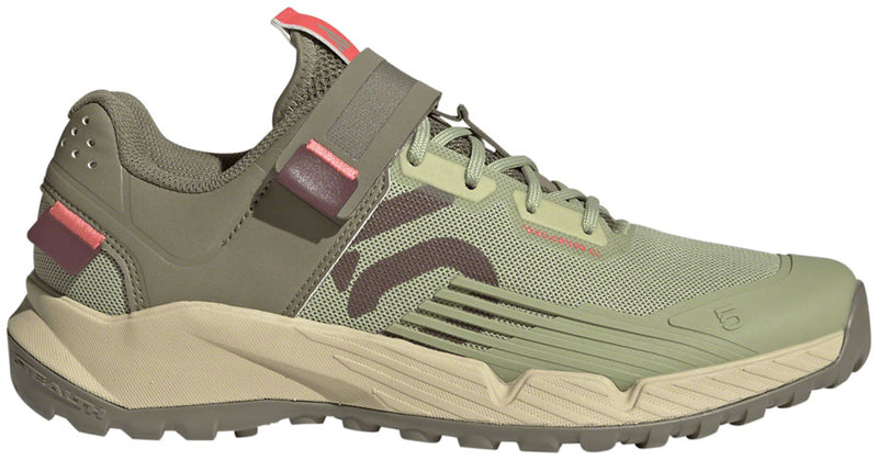 Load image into Gallery viewer, Five Ten Trailcross Mountain Clipless Shoes - Women's, Magic Lime/Quiet Crimson/Orbit Green, 5.5