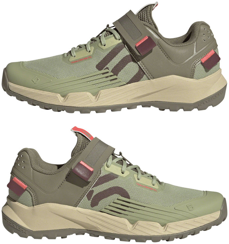 Load image into Gallery viewer, Five Ten Trailcross Mountain Clipless Shoes - Women's, Magic Lime/Quiet Crimson/Orbit Green, 6