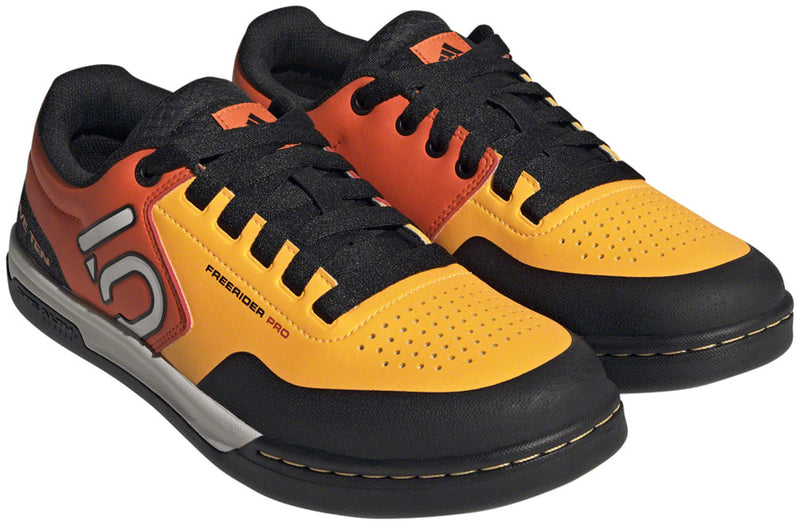 Load image into Gallery viewer, Five-Ten-Freerider-Pro-Flat-Shoes-Men's-Solar-Gold-Ftwr-White-Impact-Orange-Solar-Gold-Ftwr-White-Impact-Orange-13-Flat-Pedal-Shoes