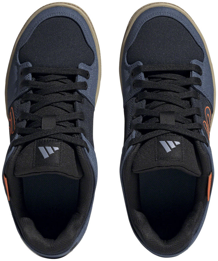 Load image into Gallery viewer, Five Ten Freerider Canvas Flat Shoes - Men's, Core Legend Ink/Wonder Steel/Impact Orange, 11.5