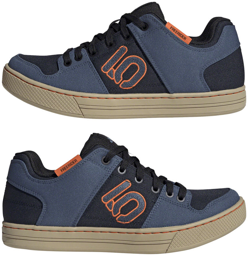Load image into Gallery viewer, Five Ten Freerider Canvas Flat Shoes - Men's, Core Legend Ink/Wonder Steel/Impact Orange, 12