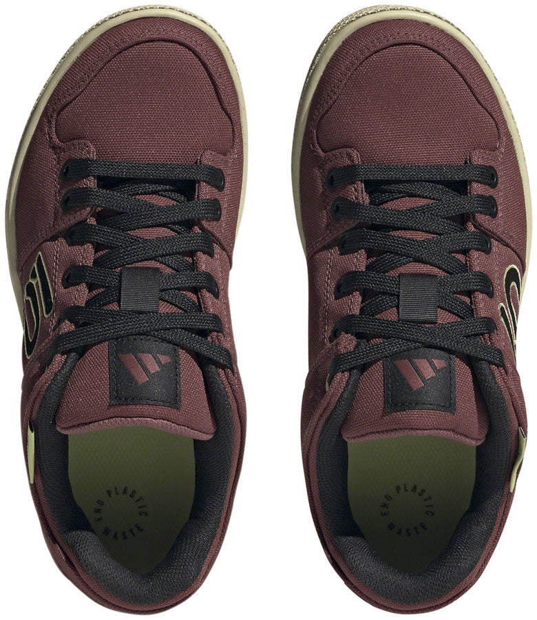 Load image into Gallery viewer, Five Ten Freerider Canvas Flat Shoes - Women's, Quiet Crimson/Core Pulse Lime, 9.5