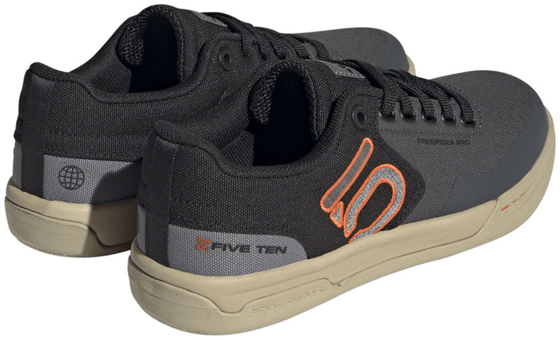 Load image into Gallery viewer, Five Ten Freerider Pro Canvas Flat Shoes - Women's, Gray Six/Gray Four/Impact Orange, 5.5