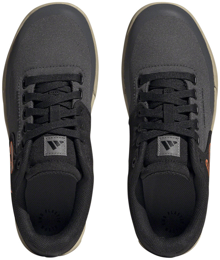 Load image into Gallery viewer, Five Ten Freerider Pro Canvas Flat Shoes - Women's, Gray Six/Gray Four/Impact Orange, 5.5
