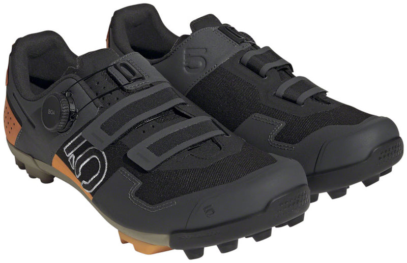 Load image into Gallery viewer, Five-Ten-Kestrel-Boa-Mountain-Clipless-Shoes-Men's-Core-Black-Ftwr-White-Impact-Orange-Core-Black-Ftwr-White-Impact-Orange-13-Mountain-Biking-Shoes