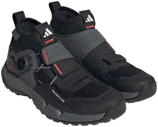 Five Ten Trailcross Pro Mountain Clipless Shoes - Women's, Gray Five/Core Black/Red, 8.5