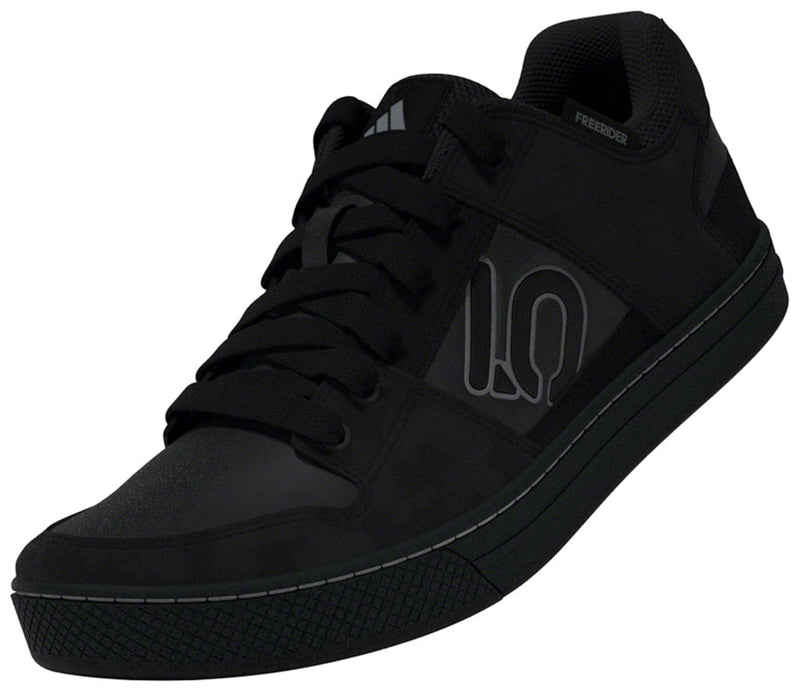 Load image into Gallery viewer, Five-Ten-Freerider-DLX-Flat-Shoes-Men's-Core-Black-Core-Black-Gray-Three-Core-Black-Core-Black-Gray-Three-12-Flat-Pedal-Shoes