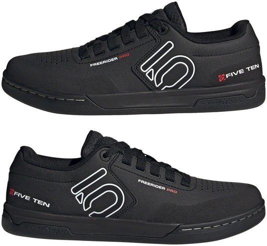 Five Ten Freerider Pro Flat Shoes - Men's, Core Black/Ftwr White/Ftwr White, 12