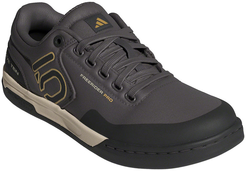 Load image into Gallery viewer, Five-Ten-Freerider-Pro-Canvas-Flat-Shoes-Men's-Charcoal-Carbon-Oat-Charcoal-Carbon-Oat-7.5-Flat-Pedal-Shoes