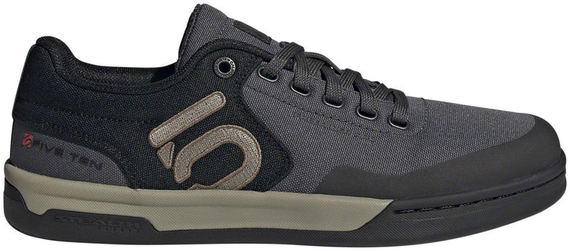 Load image into Gallery viewer, Five-Ten-Freerider-Pro-Canvas-Flat-Shoes-Men's-Gray-Six-Silver-Pebble-Core-Black-Gray-Six-Silver-Pebble-Core-Black-13-Flat-Pedal-Shoes