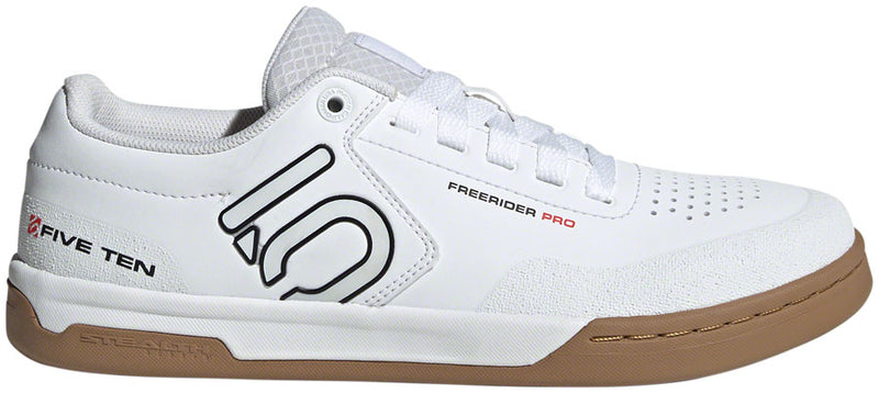 Load image into Gallery viewer, Five-Ten-Freerider-Pro-Flat-Shoes-Men's-FTWR-White-Core-Black-Red-FTWR-White-Core-Black-Red-12-Flat-Pedal-Shoes