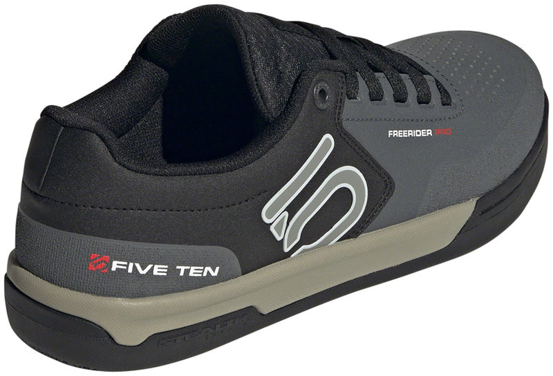 Load image into Gallery viewer, Five Ten Freerider Pro Flat Shoes - Men's, Gray Six/Silver Pebble/Core Black, 8