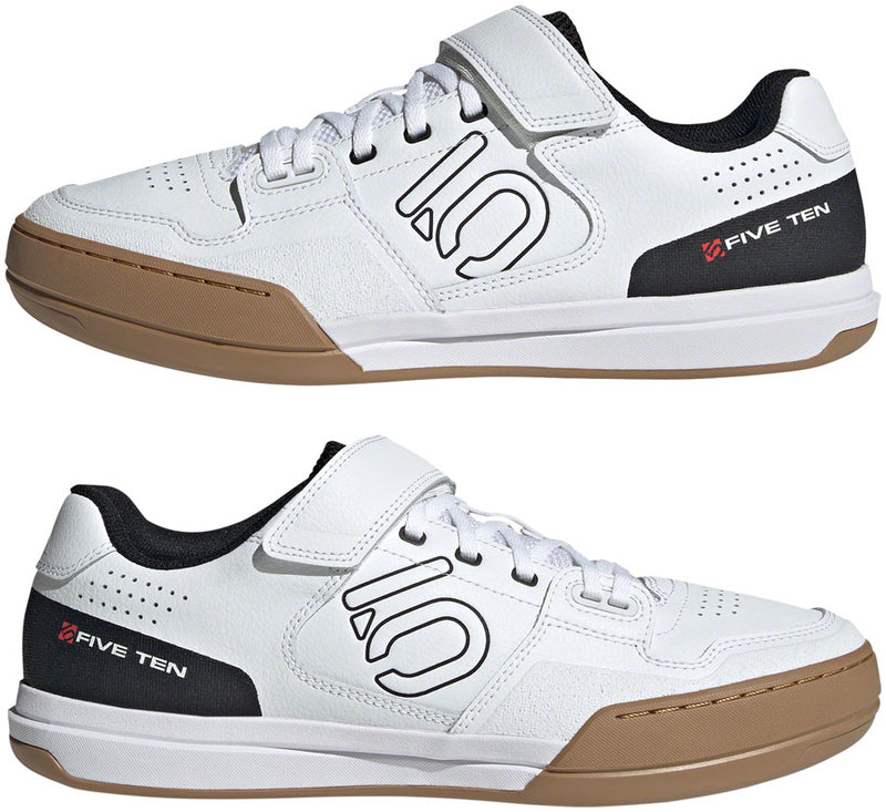 Load image into Gallery viewer, Five Ten Hellcat Mountain Clipless Shoes - Men's, FTWR White/Core Black/Red, 12