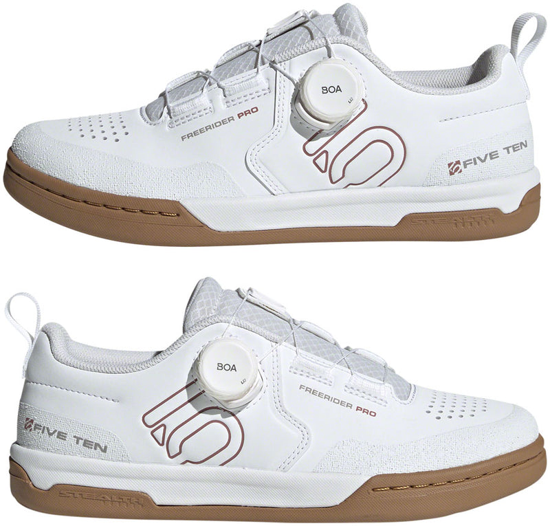 Load image into Gallery viewer, Five Ten Freerider Pro BOA Flat Shoes - Women's, FTWR White/Warm Clay/Gray Three, 10