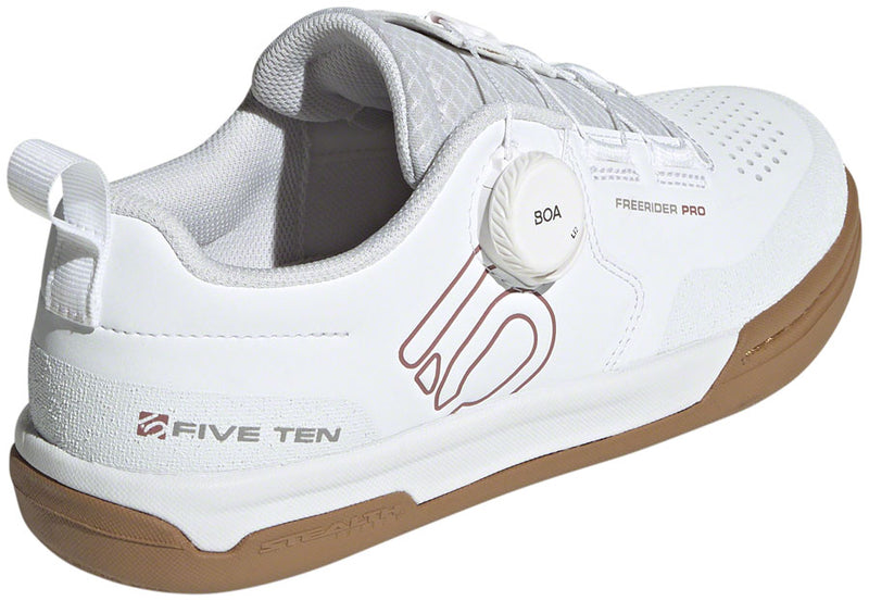 Load image into Gallery viewer, Five Ten Freerider Pro BOA Flat Shoes - Women's, FTWR White/Warm Clay/Gray Three, 10
