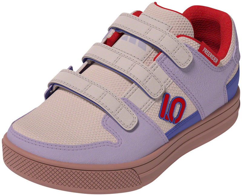 Load image into Gallery viewer, Five-Ten-Freerider-Kid's-VCS-Flat-Shoes-Putty-Mauve-Pure-Ruby-Semi-Cobalt-Blue-Putty-Mauve-Pure-Ruby-Semi-Cobalt-Blue-4-Flat-Pedal-Shoes
