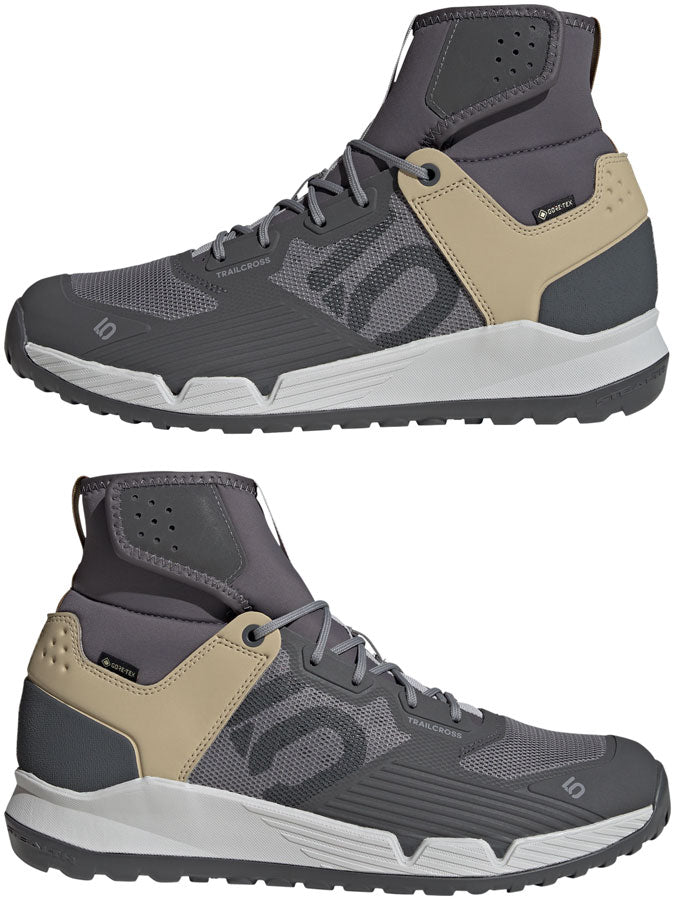 Load image into Gallery viewer, Five Ten Trailcross GTX Flat Shoes - Men's, Gray 5 / Gray 3 / Bronze, 6.5