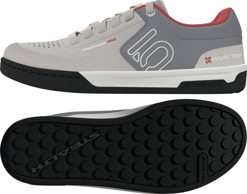 Load image into Gallery viewer, Five Ten Freerider Pro Flat Shoes - Men's, Alumina/Off White/Gray 3, 7.5