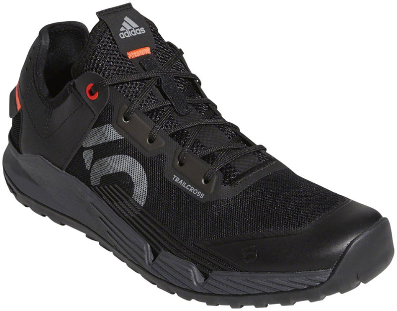 Load image into Gallery viewer, Five-Ten-Trailcross-LT-Flat-Shoes-Men's-Black-Gray-Two-Solar-Red-Core-Black-Gray-Two-Solar-Red-11.5-Flat-Pedal-Shoes