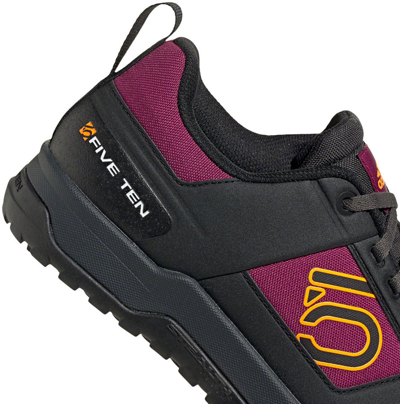 Load image into Gallery viewer, Five Ten Impact Pro Flat Shoes - Women's, Core Black / Signal Orange / Power Berry, 8.5
