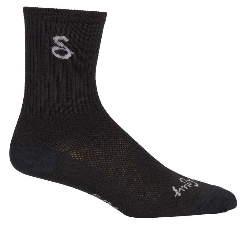 Load image into Gallery viewer, 2 Pack SockGuy Wool Tall Socks 6 inch Black Large X-Large TurboWool Blend Unisex