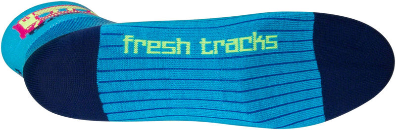 Load image into Gallery viewer, SockGuy Classic Mixtape Socks 3 inch Blue Pink Large X-Large Unisex Synthetic