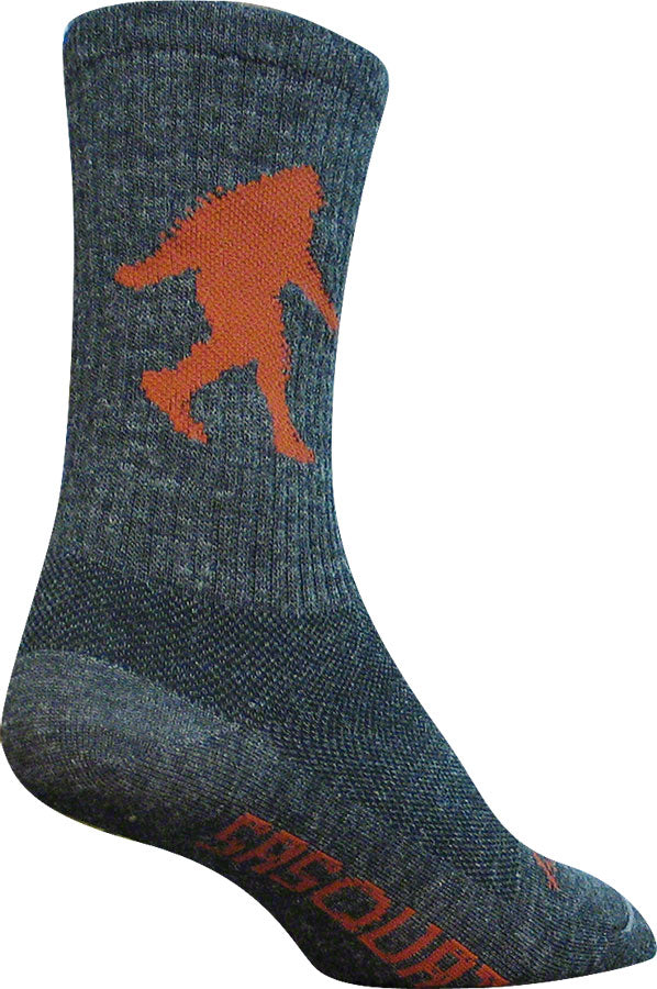 Load image into Gallery viewer, 2 Pack SockGuy Wool Sasquatch Socks 6 inch Gray Large X-Large Unisex Synthetic
