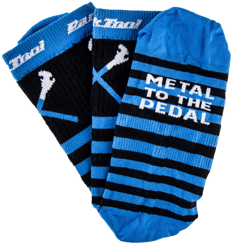 Load image into Gallery viewer, Park Tool SOX-6 Cycling Socks - Black/Blue, Small/Medium