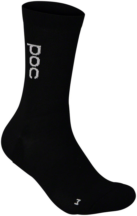 POC Ultra Sock - Mid, Uranium Black, Large