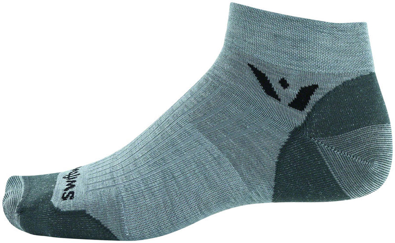 Load image into Gallery viewer, Swiftwick Pursuit One Ultralight Socks - 1 inch, Heather, X-Large
