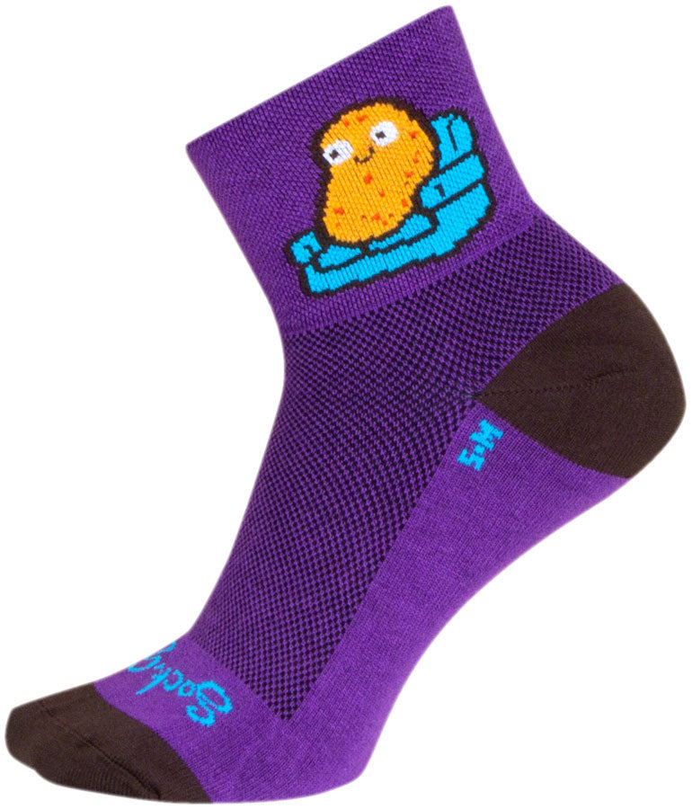 Load image into Gallery viewer, SockGuy Potato Standard Classic Socks - 3", Small/Medium