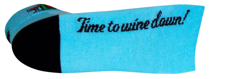 Load image into Gallery viewer, SockGuy Classic Wine Down Socks - 2", Blue, Small/Medium