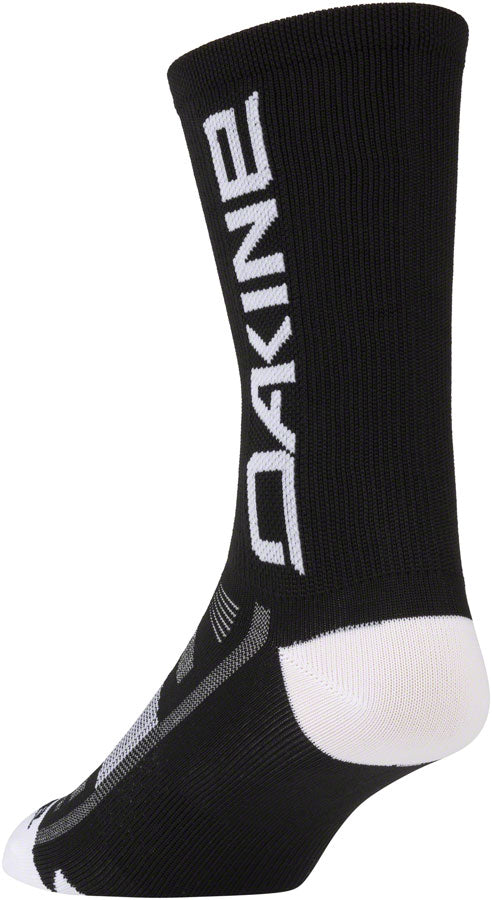 Dakine Singletrack Crew Socks - Black/White, Medium/Large