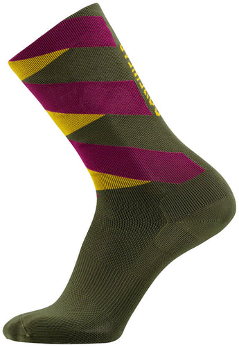 GORE Essential Signal Socks - Green/Purple, Men's, 8-9.5