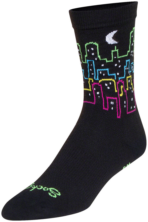 Load image into Gallery viewer, SockGuy After Hours Crew Socks - 6", Small/Medium