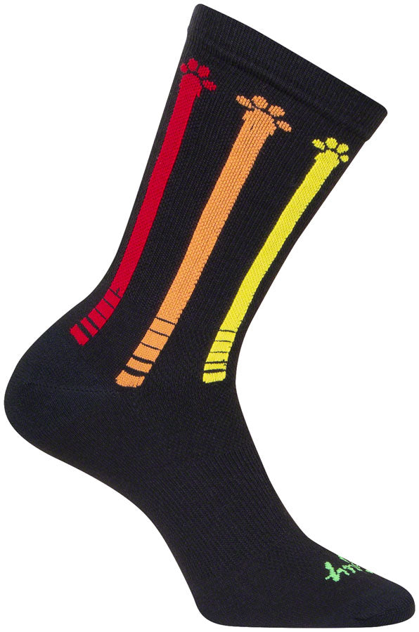 Load image into Gallery viewer, SockGuy Pawsitive Crew Socks - 6", Large/X-Large