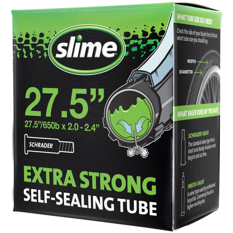 Load image into Gallery viewer, Premium 27.5" Self-Sealing Tubes with Schrader Valves Durable, Leak-Resistant, Easy Install