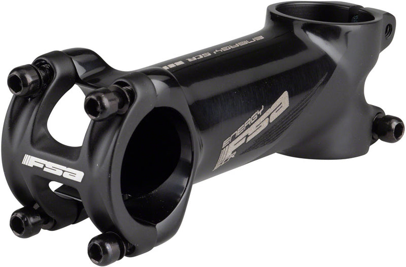 Load image into Gallery viewer, Full Speed Ahead Energy SCR Stem 90mm 31.8mm Clamp +/-6 Deg Black/Gray Aluminum