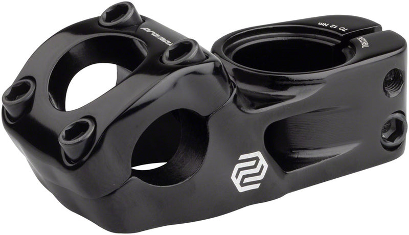Load image into Gallery viewer, Promax Impact BMX Stem 31.8mm Bar Clamp - 48mm, Top Load, Black