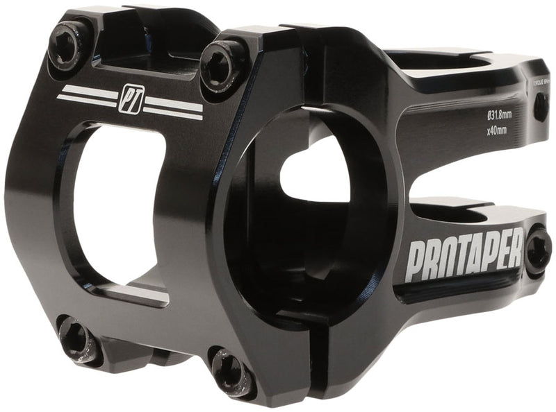 Load image into Gallery viewer, ProTaper Vice Trail Stem - 40mm, 31.8mm Clamp, +/-0, 1 1/8", Aluminum, Black
