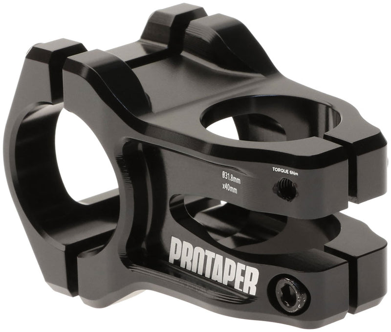 Load image into Gallery viewer, ProTaper Vice Trail Stem - 40mm, 31.8mm Clamp, +/-0, 1 1/8", Aluminum, Black