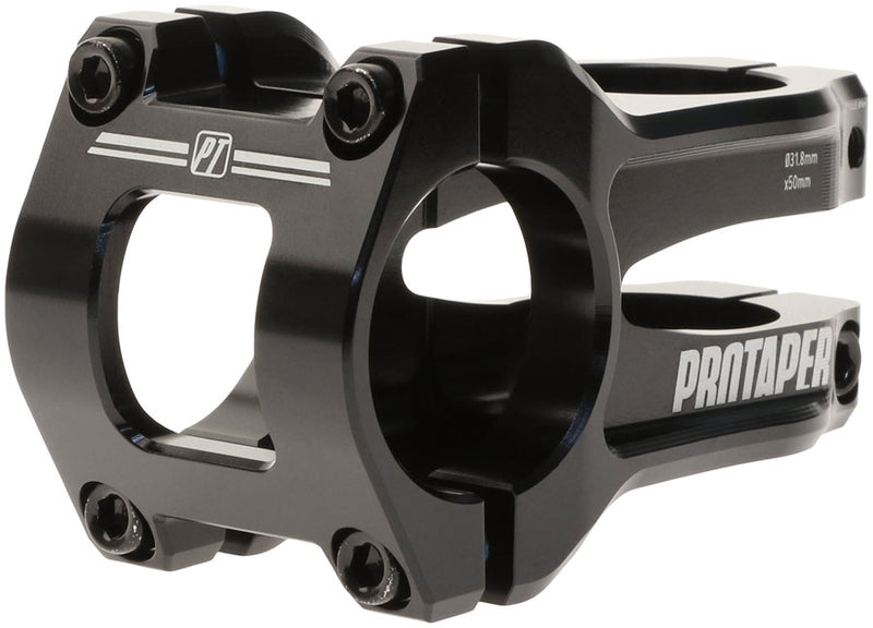 Load image into Gallery viewer, ProTaper Vice Trail Stem - 50mm, 31.8mm Clamp, +/-0, 1 1/8", Aluminum, Black