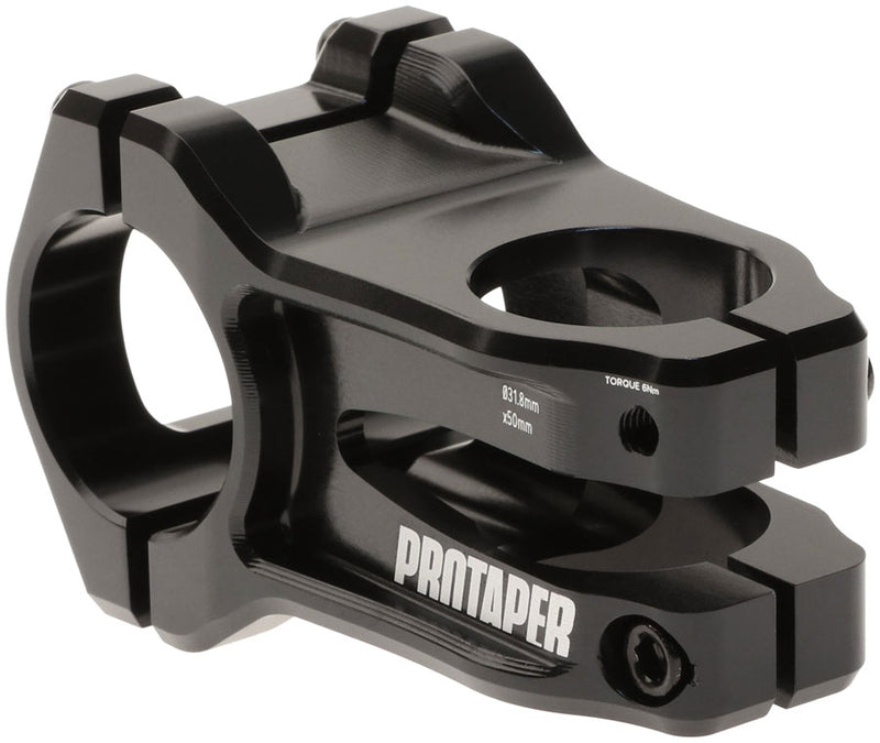 Load image into Gallery viewer, ProTaper Vice Trail Stem - 50mm, 31.8mm Clamp, +/-0, 1 1/8", Aluminum, Black