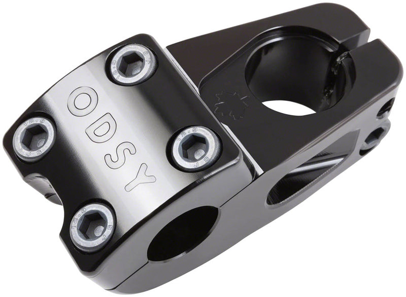 Load image into Gallery viewer, Odyssey Corey Walsh Signature Stem BMX Threadless 22.2 mm 53 mm 0 Deg Black
